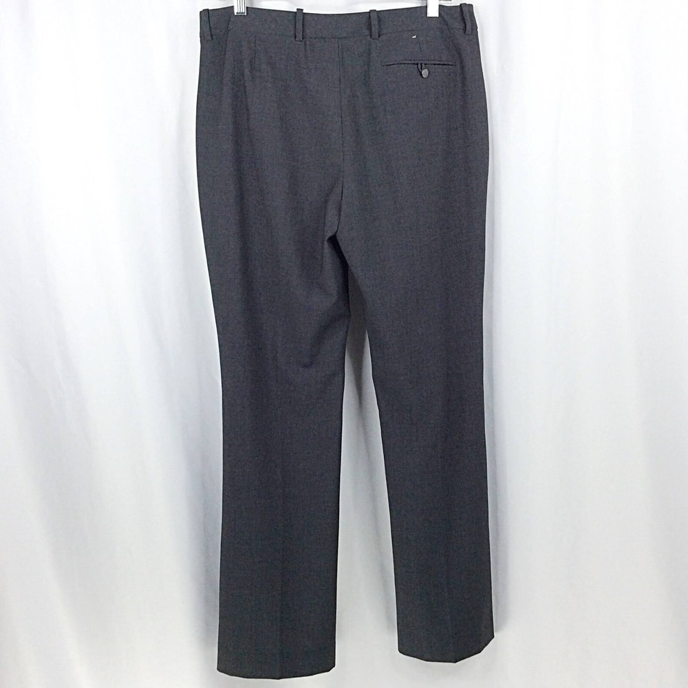 Calvin Klein Modern Fit Dress Pants Womens Size 10 Gray Straight Leg - Picture 2 of 7